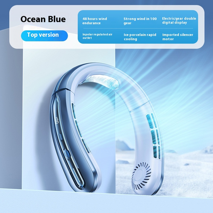 Ventilador de cuello 10H de durabilidad.